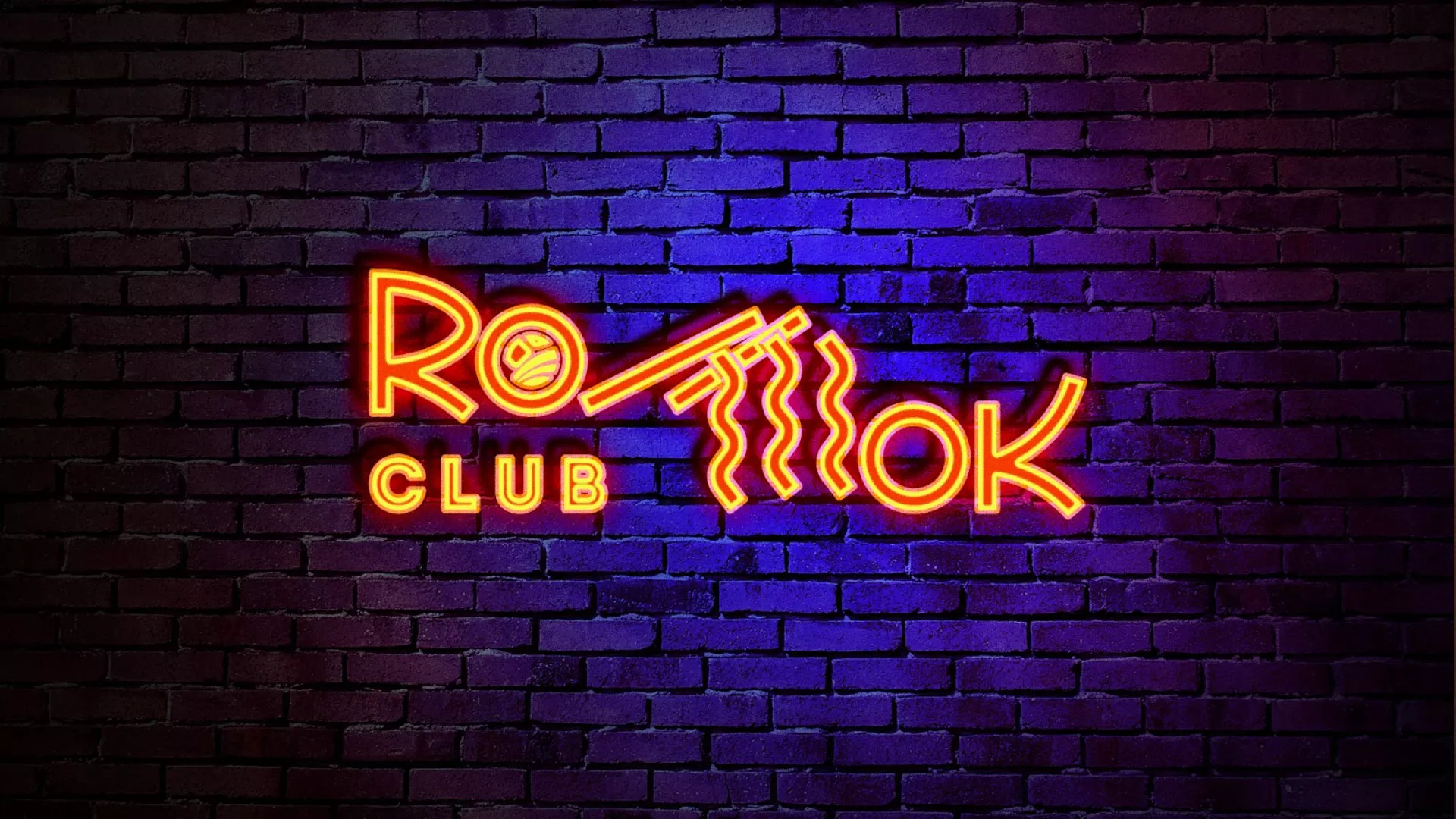 Разработка интерьерной вывески суши-бара «Roll Wok Club» в Прохладном